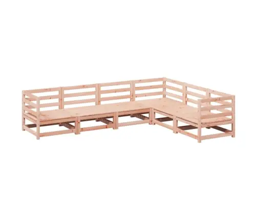 6-Daļīgs Dārza Dīvānu Komplekts, Egles Masīvkoks Vidaxl