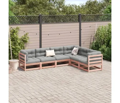 6-Daļīgs Dārza Dīvānu Komplekts, Egles Masīvkoks Vidaxl