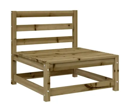 7-Daļīgs Dārza Dīvānu Komplekts, Impregnēts Priedes Koks Vidaxl