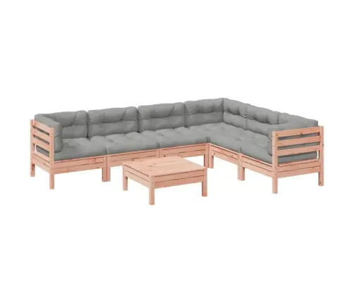 Sodo Komplektas Su Pagalvėlėmis, 7 Dalių, Douglas Eglės Masyvas