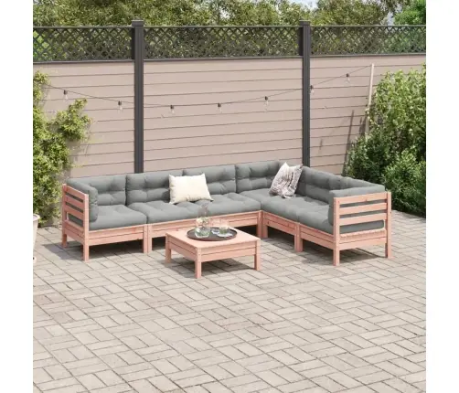 Sodo Komplektas Su Pagalvėlėmis, 7 Dalių, Douglas Eglės Masyvas