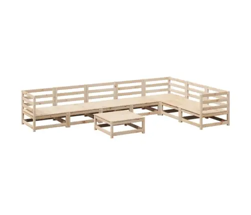 8-Osaline Aiadiivani Komplekt, Männipuit