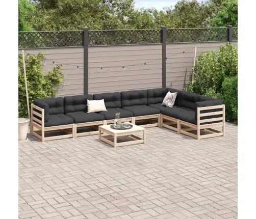 8-Osaline Aiadiivani Komplekt, Männipuit