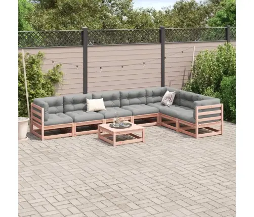8-Daļīgs Dārza Dīvānu Komplekts, Egles Masīvkoks Vidaxl