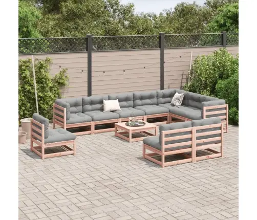 11-Daļīgs Dārza Dīvānu Komplekts, Egles Masīvkoks Vidaxl