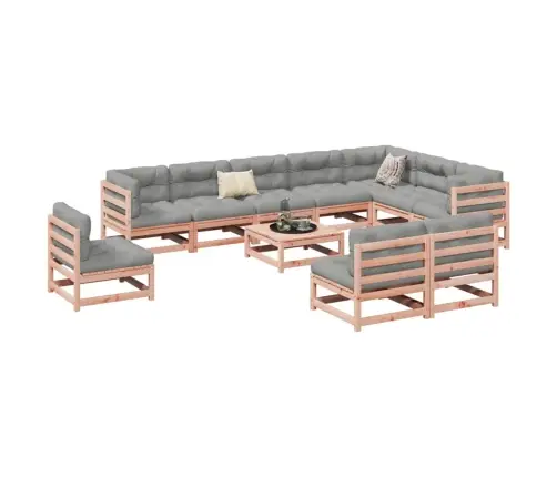 11-Daļīgs Dārza Dīvānu Komplekts, Egles Masīvkoks Vidaxl