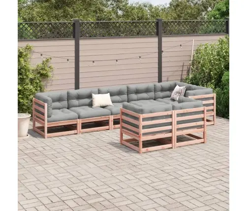 8-Daļīgs Dārza Dīvānu Komplekts, Egles Masīvkoks Vidaxl