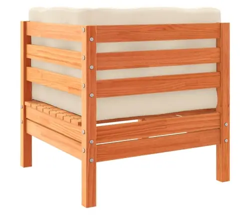 9-Daļīgs Dārza Dīvānu Komplekts, Matrači, Brūns Priedes Koks Vidaxl