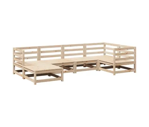 6-Daļīgs Dārza Dīvānu Komplekts, Priedes Masīvkoks Vidaxl