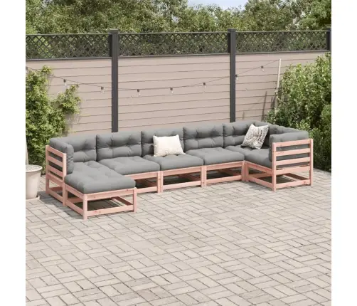 7-Daļīgs Dārza Dīvānu Komplekts, Egles Masīvkoks Vidaxl