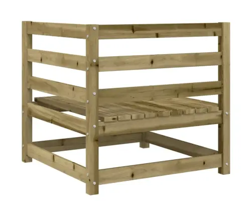 Sodo Sofos Komplektas, 7 Dalių, Impregnuota Pušis