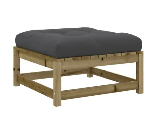 7-Daļīgs Dārza Dīvāna Komplekts Ar Matračiem, Impregnēta Priede Vidaxl