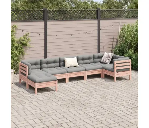 7-Osaline Aiadiivani Komplekt Patjadega, Ebatsuuga Puit