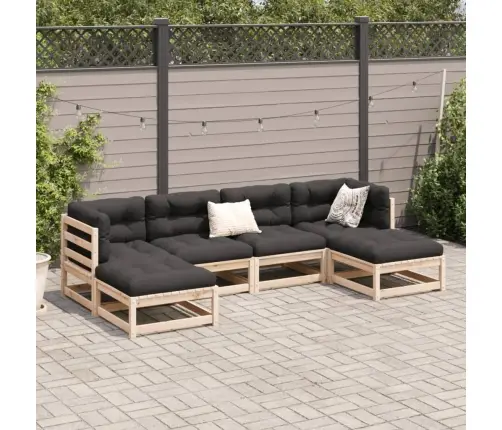 6-Osaline Aiadiivani Komplekt, Männipuit