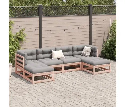 6-Daļīgs Dārza Dīvānu Komplekts, Egles Masīvkoks Vidaxl