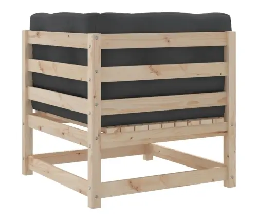 6-Osaline Aiadiivani Komplekt Patjadega, Männipuit