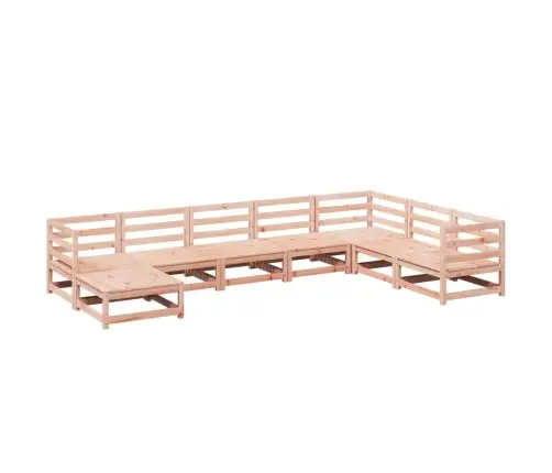 Sodo Sofos Komplektas, 8 Dalių, Douglas Eglės Medienos Masyvas