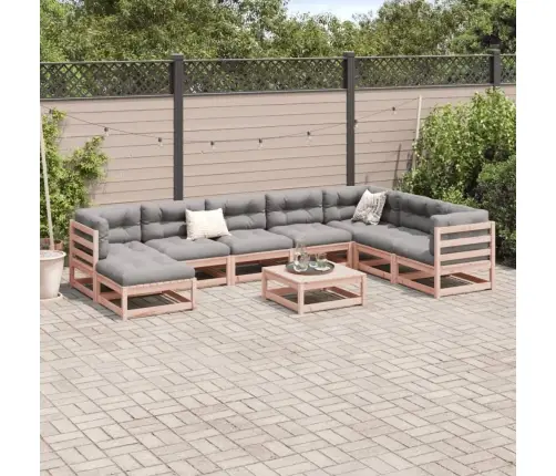 9-Daļīgs Dārza Dīvānu Komplekts, Egles Masīvkoks Vidaxl