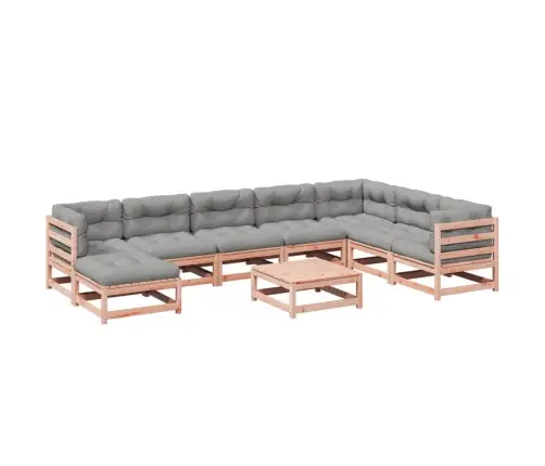 9-Osaline Aiadiivani Komplekt Patjadega, Ebatsuuga Puit