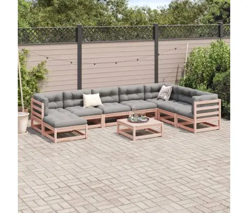 9-Osaline Aiadiivani Komplekt Patjadega, Ebatsuuga Puit