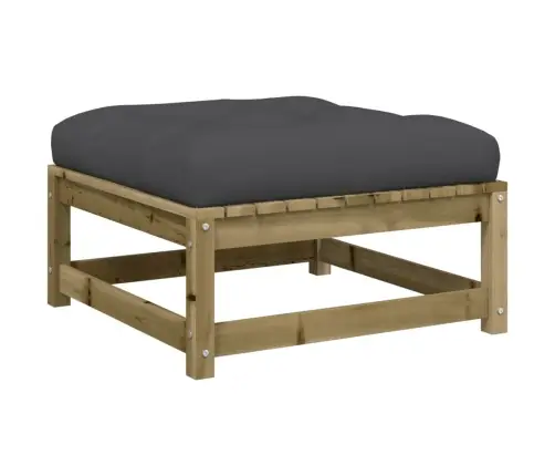 9-Osaline Aiadiivani Komplekt Patjadega, Immutatud Männipuit