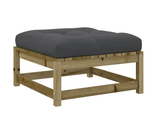 9-Osaline Aiadiivani Komplekt Patjadega, Immutatud Männipuit