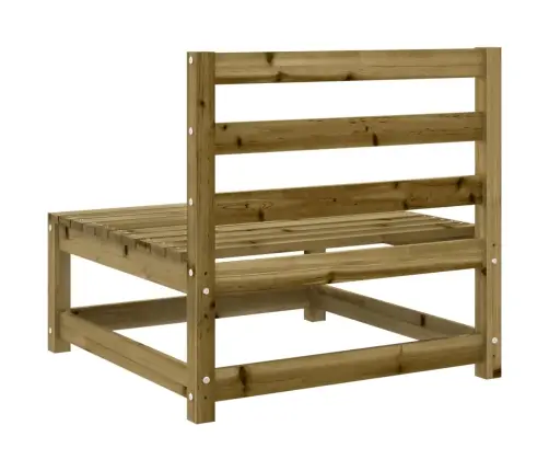 Sodo Sofos Komplektas, 6 Dalių, Impregnuota Pušies Mediena