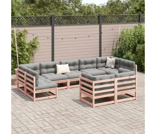 9-Daļīgs Dārza Dīvānu Komplekts, Egles Masīvkoks Vidaxl