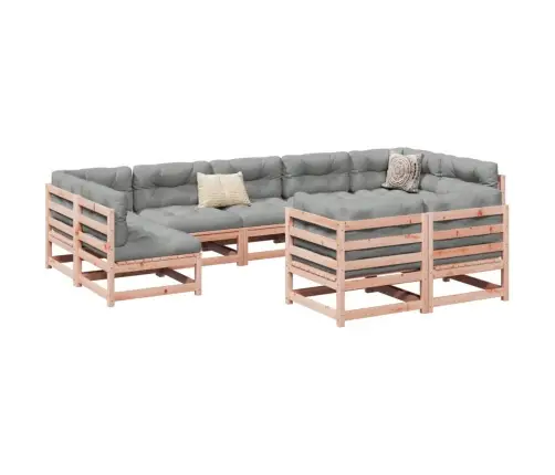 9-Daļīgs Dārza Dīvānu Komplekts, Egles Masīvkoks Vidaxl