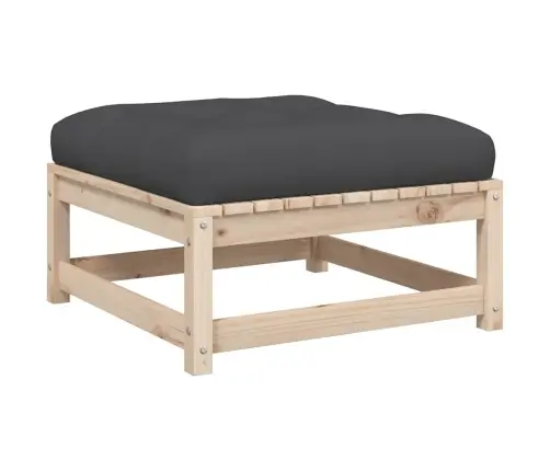 10-Daļīgs Dārza Dīvānu Komplekts Vaska Brūnas Priedes Masīvkoks Vidaxl