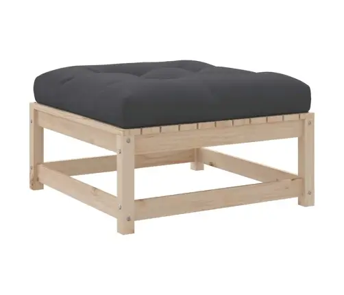 10-Daļīgs Dārza Dīvānu Komplekts Vaska Brūnas Priedes Masīvkoks Vidaxl