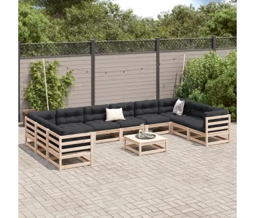 11-Osaline Aiadiivani Komplekt, Männipuit