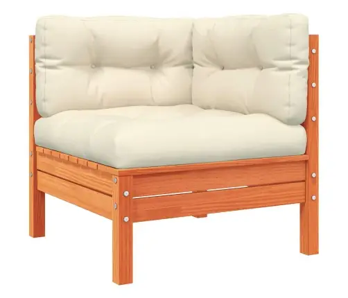 Sodo Sofos Komplektas Su Pagalvėlėmis, 11 Dalių, Vaško, Pušis