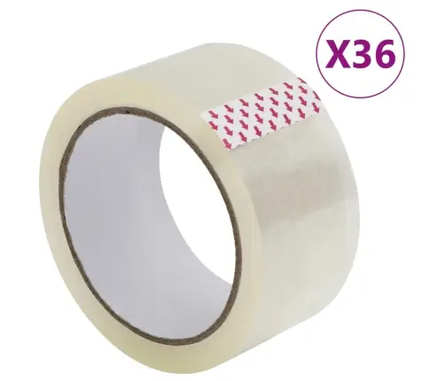 Pakketeip 36 Tk, Läbipaistev, 48 Mm X 66 M