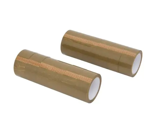 Pakavimo Juostos, 12Vnt., Rudos Spalvos, 48Mmx66M