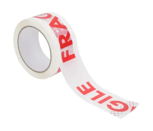 Pakketeip Tekstiga Fragile 12 Tk, Valge, 48 Mm X 66 M