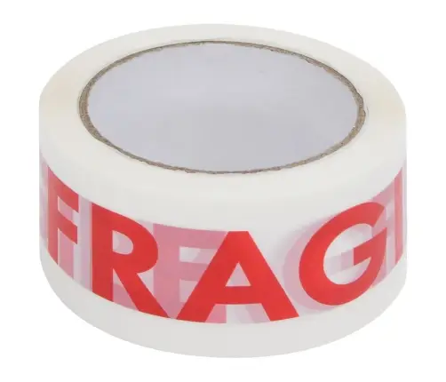 Pakketeip Tekstiga Fragile 36 Tk, Valge, 48 Mm X 66 M