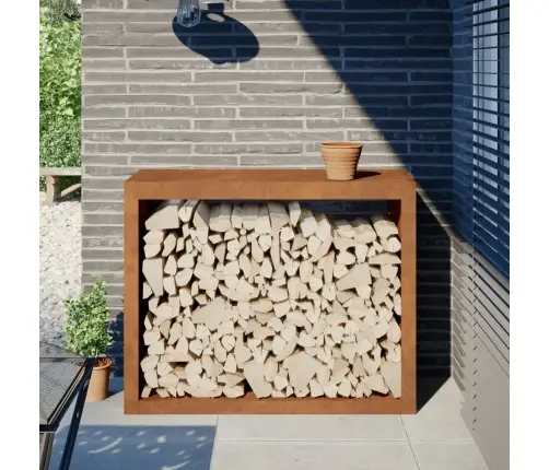 Küttepuude Riiul 100X40X80 Cm Ilmastikukindel Teras