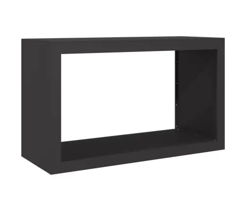 Küttepuude Rest, Must, 100X40X60 cm Teras