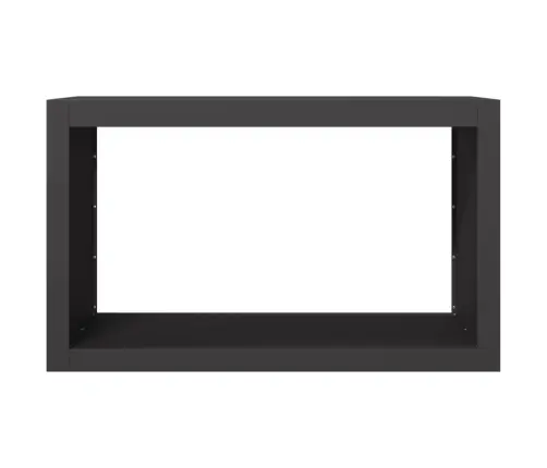 Küttepuude Rest, Must, 100X40X60 cm Teras