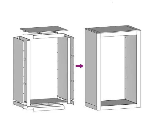 Stovas Malkoms, Antracito Spalvos, 60X40X100cm Plienas