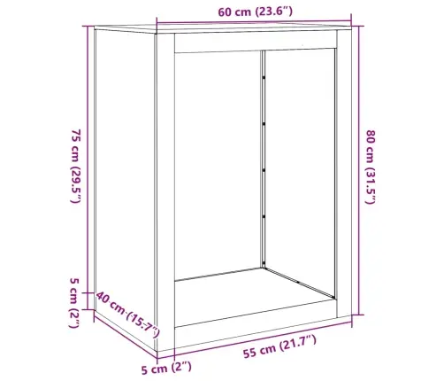 Stovas Malkoms, Juodos Spalvos, 60X40X80cm Plienas