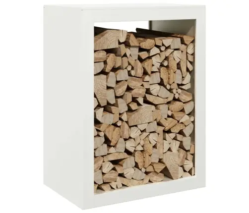 Küttepuude Rest, Valge, 60X40X80 cm Teras