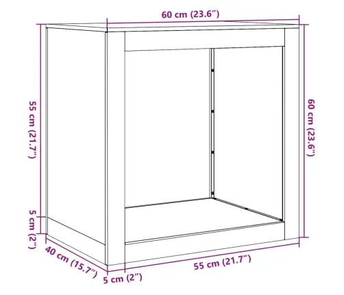 Malkas Uzglabāšanas Statīvs, Balts, 60X40X60 Cm, Tērauds Vidaxl