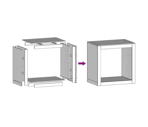 Küttepuude Rest, Antratsiithall, 60 X 40 X 60 cm Teras