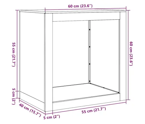 Stovas Malkoms, 60X40X60cm Galvanizuotas Plienas