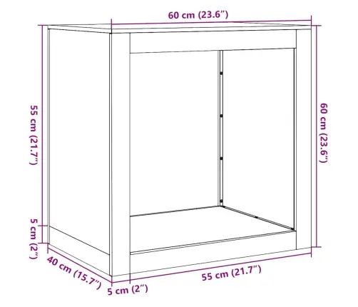 Stovas Malkoms, 60X40X60cm Galvanizuotas Plienas