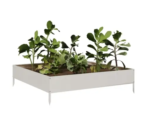 Kõrgendatud Aia Taimelava, 100X100X26 Cm Roostevaba Teras