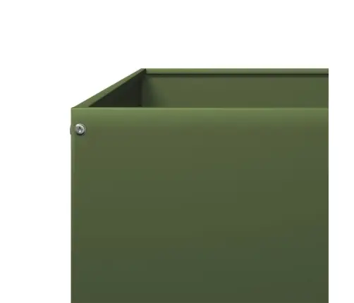 Kõrgendatud Aia Taimelava Oliiviroheline 100X100X33,5 Cm Teras