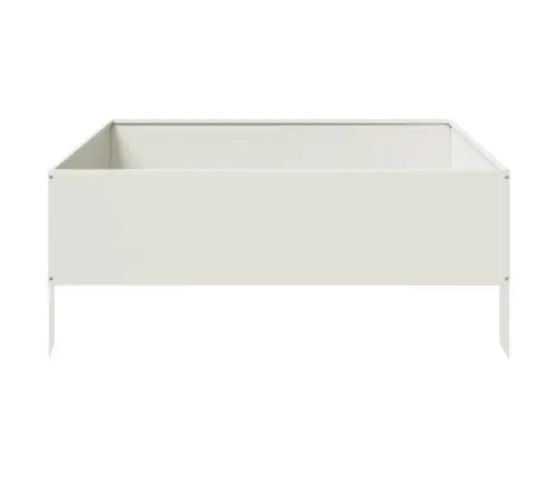 Kõrgendatud Aia Taimelava, Valge, 100X100X25 cm Teras